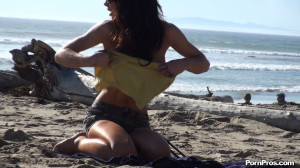 Latina Beach Slut Violation